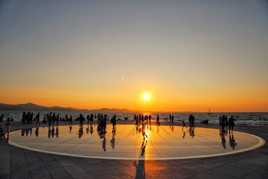 Sunset on Zadar Croatia
