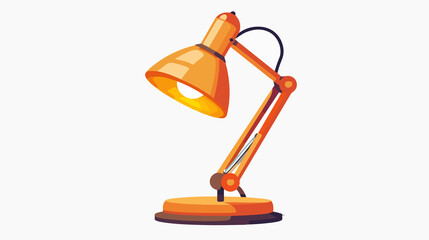 Elegant Lamp on White Background Vector Design