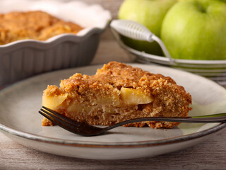 Whole meal apple pie