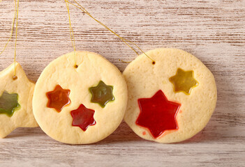 glass window cookies