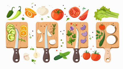 Delicious Food Preparation Poster - Cooking Inspiration