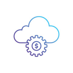 Cloud Service vector icon