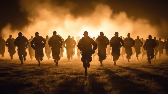 High Contrast Training Drills in Dramatic Lighting