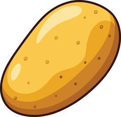 potato with white background. potato isolated on white.