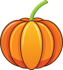 pumpkin with white background. Pumpkin isolated on white.