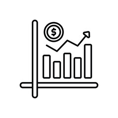 Growth Up vector icon