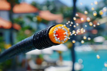 Naklejka premium Seabed internet cable damage understanding the impact on global connectivity and services