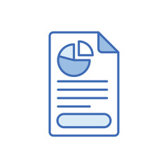 Fototapeta premium Analysis vector icon