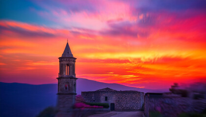 abstract blurred gradient historical past in vibrant colors