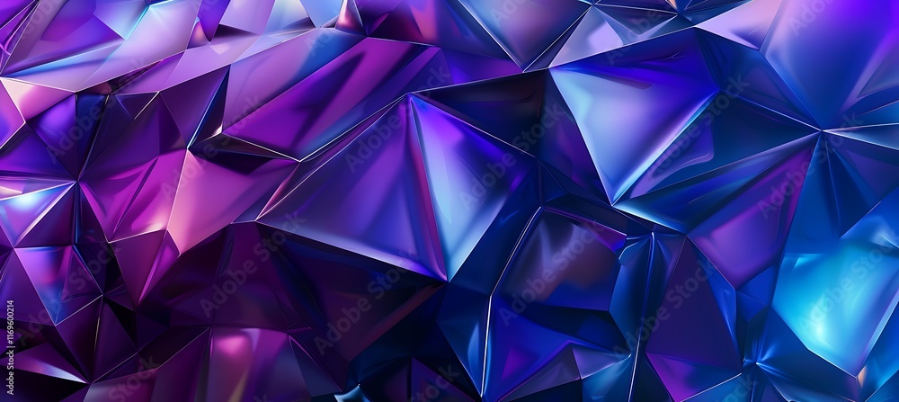 Poster a colorful purple geometric background with abstract shapes and patterns, offering a vibrant, artist