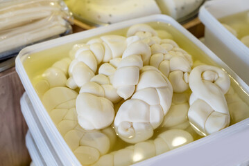 Knitted Turkish cheeses- Orgu peynir