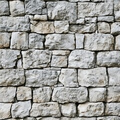 Fototapeta premium A wall made of gray stones