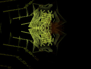 Imaginatory fractal abstract background Image