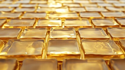 Golden Glass Tiles: A Luxurious Pavement