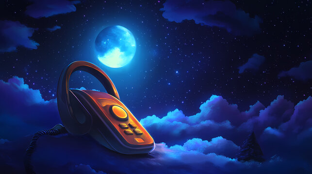 Telefono celular movil con leyenda error fallas y alerta de seguridad mal funcionamiento. Moonveil. Illustration