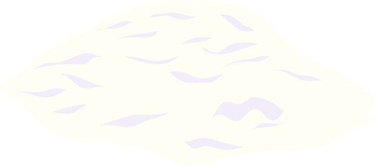 Snow on The Ground abstract shape