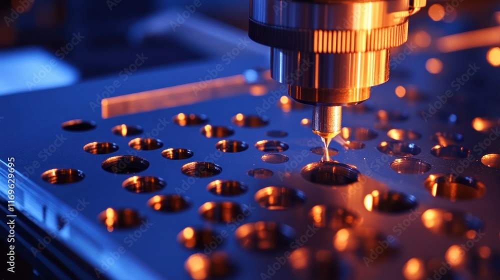 Poster precision machine dispensing fluid into sample wells