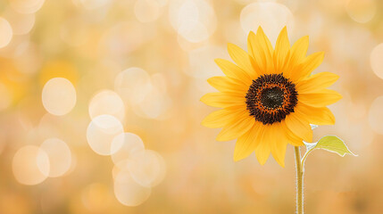 Obraz premium A large, vibrant yellow sunflower stands proudly in front of a book filled with books