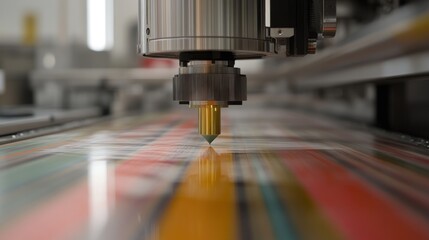 Precision Industrial Machine Engraving Colorful Material
