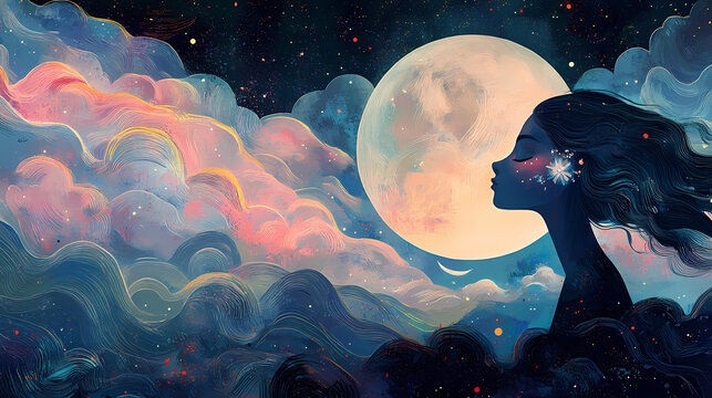 Comprar por internet. Moonveil. Illustration