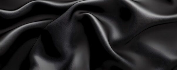 Obraz premium Modern Minimalist Smooth Matte Black Wallpaper