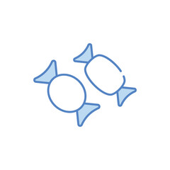 Obraz premium Halloween Candies vector icon