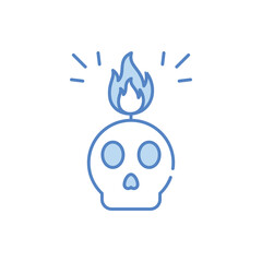Candle  vector icon