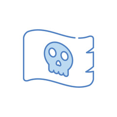 Pirate Flag vector icon