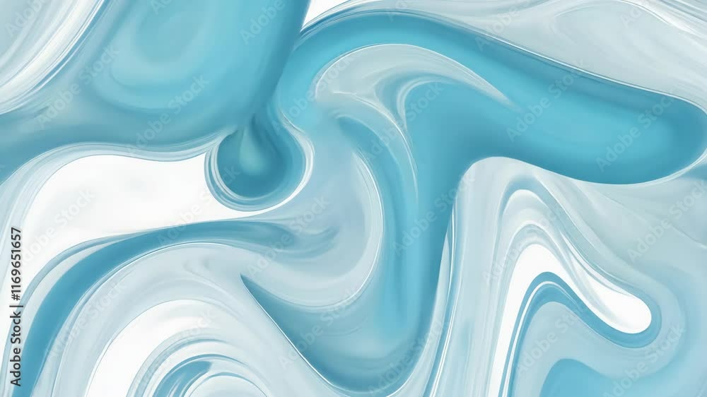 Poster abstract blue and white marble texture creating a calm and serene background for creative projects a