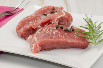 viande de sanglier, en gros plan