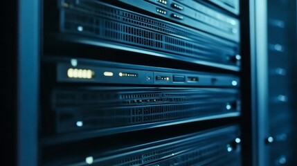 Dynamic Server Monitoring with High Contrast Lighting