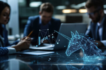 a startup valued as a unicorn  with a Innovative business model