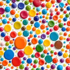 Colorful paint dots splatters scattered across a white canvas background vibrant splashes of pink blue green yellow orange create a playful and abstract design background hd wallpaper backdrop surreal