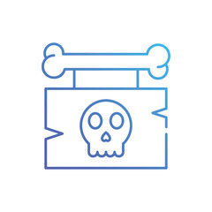 Halloween Grungy vector icon