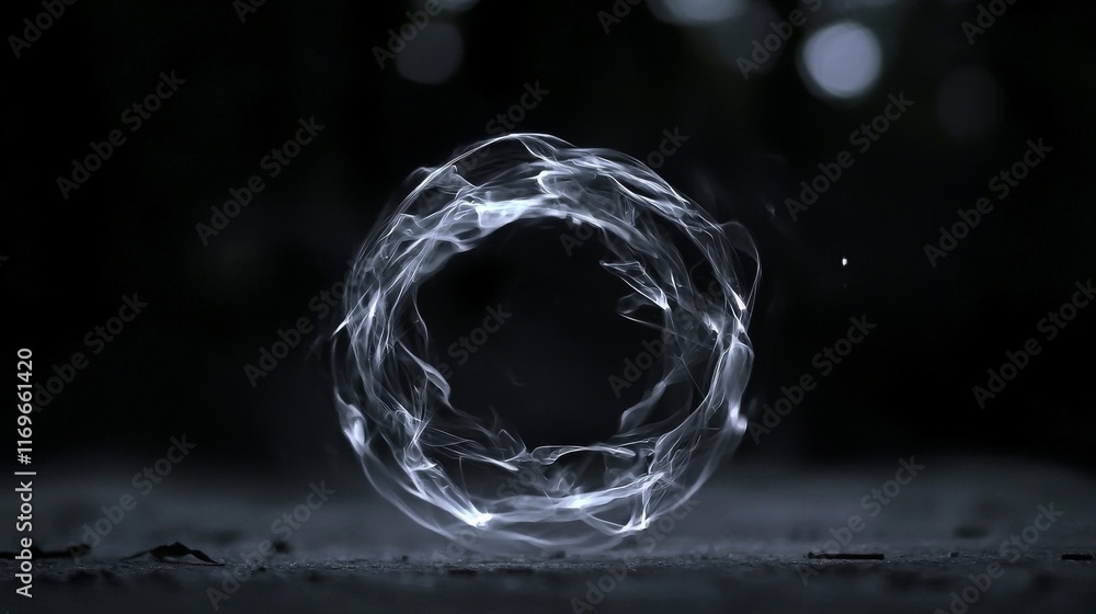 Canvas Prints abstract circle of light in motion