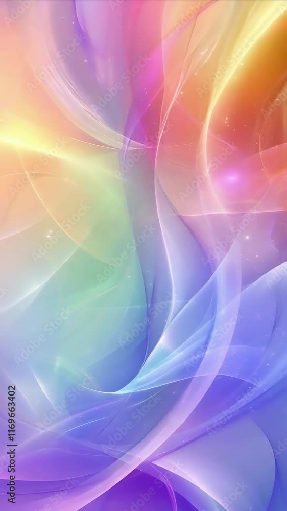 Poster colorful abstract motion background with flowing patterns and vibrant hues