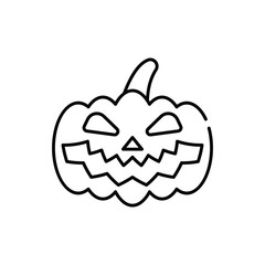 Horrible Pumpkin  vector icon