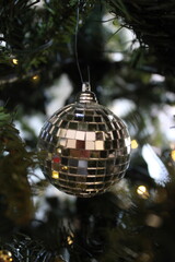 Christmas Disco Ornament