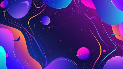 Fototapeta premium Gradient Purple Colorful Abstract background dream