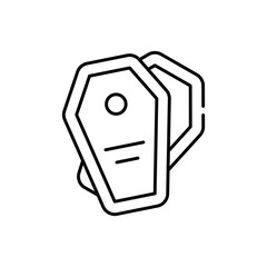 Coffin  vector icon