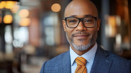 Confident mature businessman portrait.