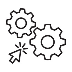 online education regulation icon line vector design with trendy style