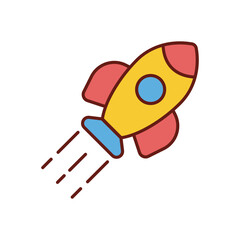 Rocket  icon design 