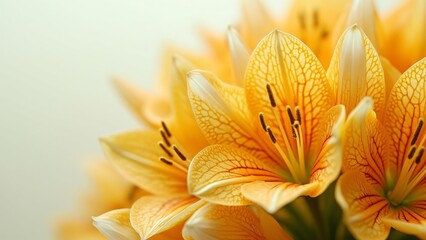 Obraz premium Close-up of Stunning Orange Lilies, Floral Macro Photography
