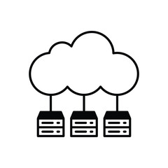 Cloud Computing icon design 