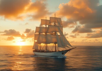 ship sailing the tiny boat vessel nave sail ancient elder vintage artwork breton century sailor three ocean journey navigation adventure adventurer hacker corsair captain master