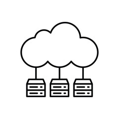 Cloud Computing icon design 