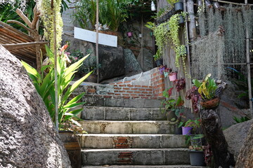 island stairway