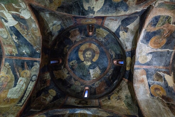 Boyana Church, World Heritage Site, medieval frescoes from the Tarnovo school,, Sofia, Republic of Bulgaria, Europe