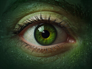 Fototapeta premium Green eyes 